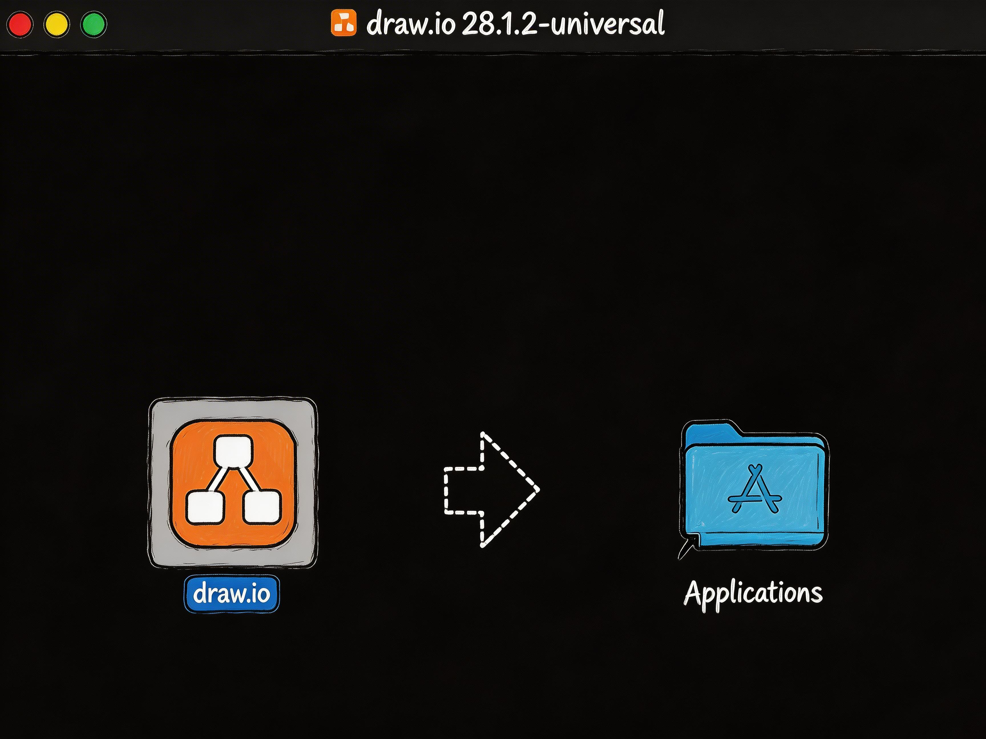 We made installing apps feel like a toddler's shape-sorting puzzle. Drag the square into the square.